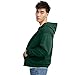Hanes Mens Hoodie, Ecosmart Fleece Full-zip Zip-up Hooded For Athletic-sweatshirts, Deep Forest, Large US