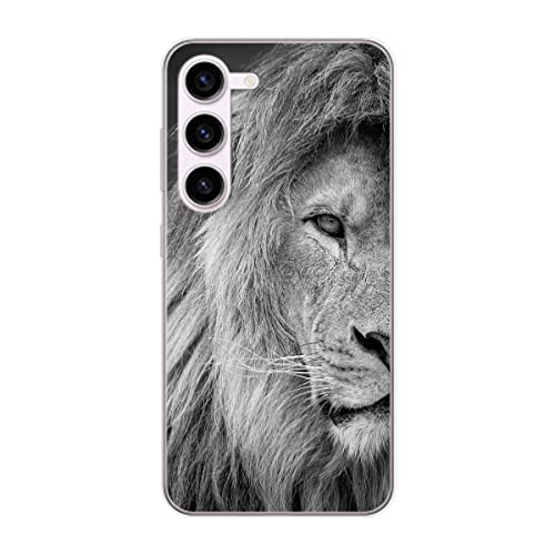 Coque Samsung S23 Plus etui protection silicone antichoc lion
