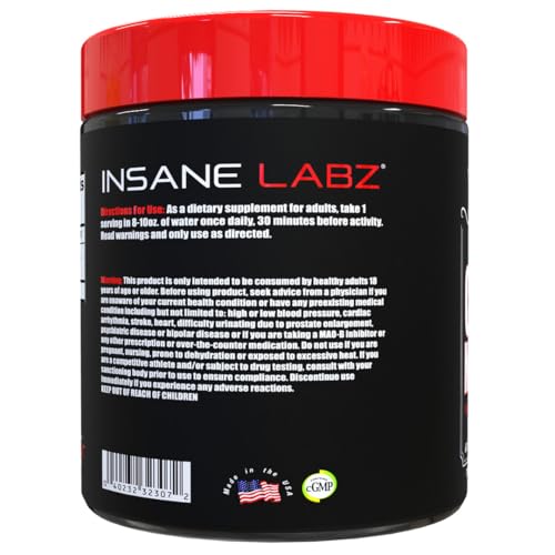 Insane Labz Creatine Monohydrate - Unflavored, Supports Increased Strength, Size and Power, 5g Per Serving, 60 Servings - Image 3