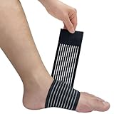 ONETOZERO Elastic Arch Support Wrap for Plantar fasciitis, Foot Compression Bandage Brace, Flat Arch, High Arche, Fallen Arch, Heel Pain Relief