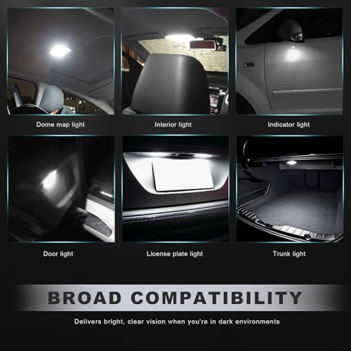 Set de 24 Lámparas LED para Auto T10 31mm 42mm 12V miniatura 3
