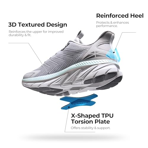 Men's Slip On Walking Shoes Running Comfortable Tennis Breathable Non Slip Athletic Gym Workout Cross Training Fashion Sneakers - Image 5