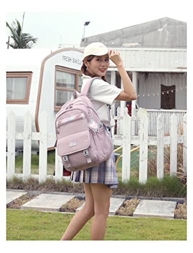 BAAD Mochila Impermeável Feminina Escolar Fashion,Mochilas Para Notebook 2022 novo estilo, Ornamento