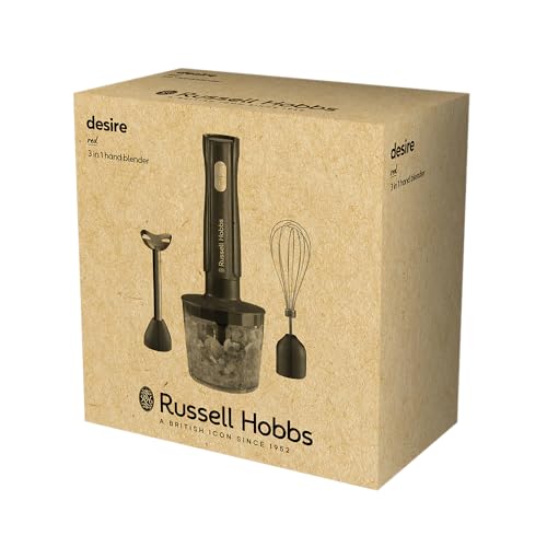Russell Hobbs Stabmixer 3-in-1, Rot, 600 ml, Mit Mixbecher, 27142-56 – Ansicht 9