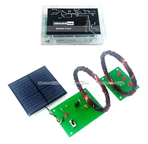 INSIGNIA LABS - Solar Based Wireless Power Transfer/Transmission Electronic Project Kit - Electronic School College Project
