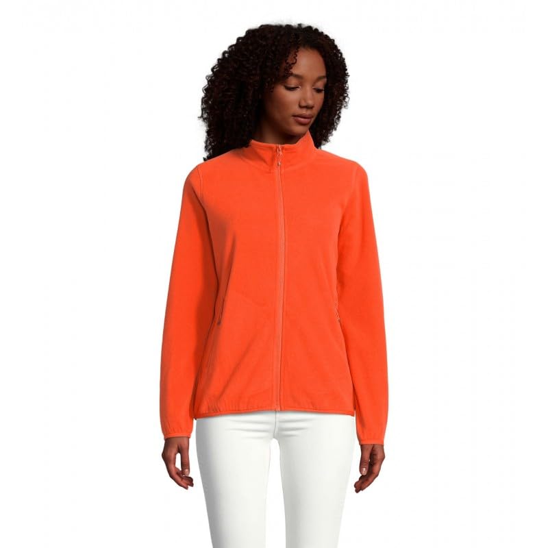 Veste micropolaire zippée femme SOL'S Factor orange taille XL