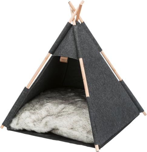 Tipi Höhle, Filz, 55 × 65 × 55 cm, Anthrazit