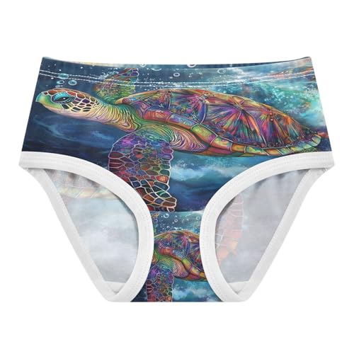 Colorful Sea Turtles Toddler Girls's Underwear 2T 202b8906