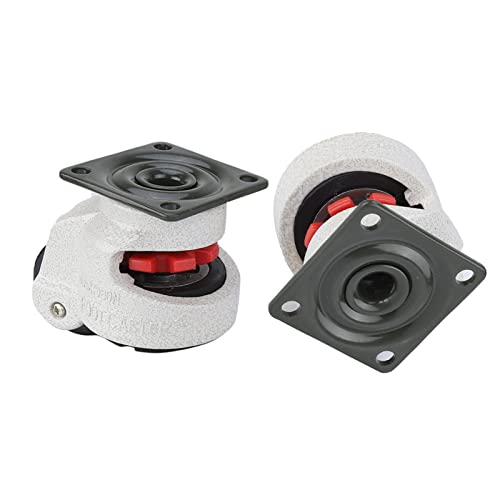 Girevole Ruote 4 pezzi 1.5"Retrattile livellatore macchina girevole industriale girevole 330lbs capacità