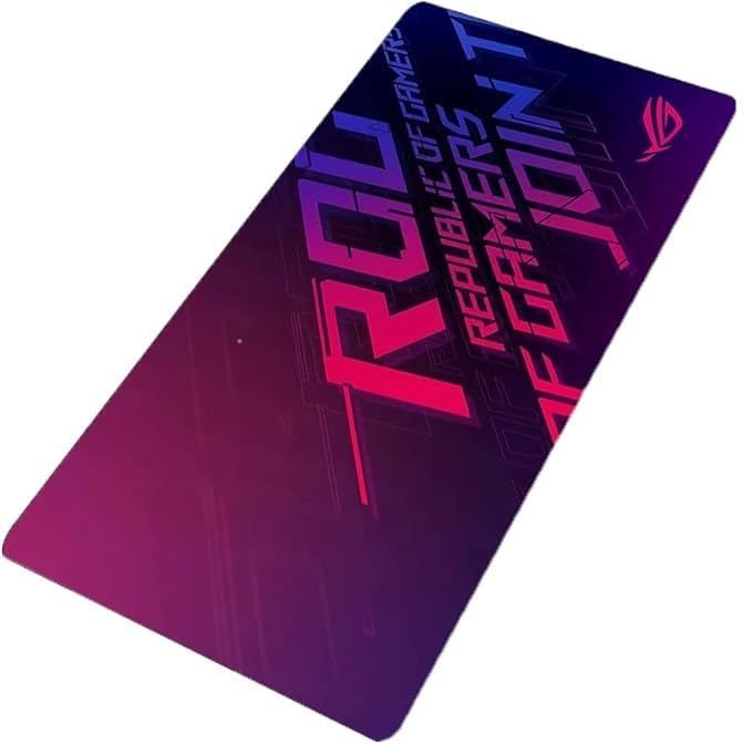 SMULY Republic of Gamers Graphic Mousepad, 90 cm x 40 cm, Purple