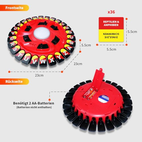 Juxtaposia Rasende Wörter Deutsch,Buchstaben Spiel für Familienabende, Partys und Spieleabende,Wortspiel für 2-8 Spieler ab 8 Jahren, mit kompaktem Design und variablen Schwierigkeitsstufen. – Bild 3
