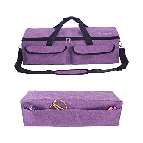 Die Cut Machine Tote, Die Cut Machine Bag.Carrying Case Compatible with Cricut Explore Air,Cricut Explore Air 2,Cricut Explore 1 and Cricut Maker. (Purple) Cover