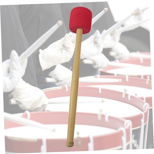 Baqueta de percusión con mango de espuma para bombo rojo miniatura 6
