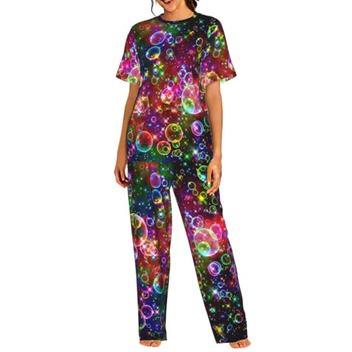 Pyjama court femme motif étoiles pour vos soirées cocooning