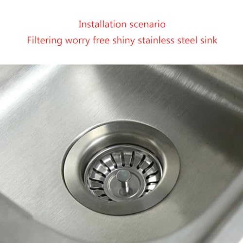 2 Coladores para Fregadero de Cocina en Acero Inoxidable miniatura 2