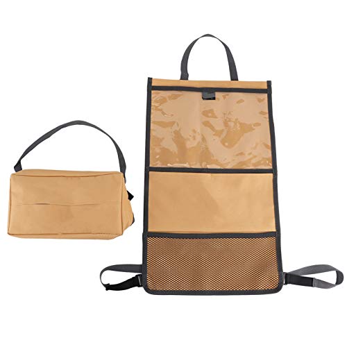 Car Tissues Case Holder Rugleuning Organizer Autostoel Rug Opbergzakken Nylon Waterdichte Auto Hangende Opslag Tissue… - Image 3