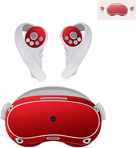 Ferbao Colorful Decal Sticker Skin for PICO 4?PVC Protective Film Accessories for PICO 4 VR Glasses Gaming Handle (Color-8)