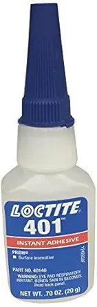 Loctite 40140 Clear 40140 401 Prism Surface Insensitive Instant Adhesive, 20 mL Bottle by Loctite
