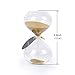 SWISSELITE Puff Sand Timer, Hourglass Sand Timers, Inspired Glass for Home, Desk, Office Decor