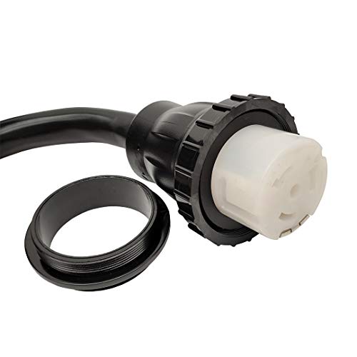 Parkworld 692279 Rv 50A Shore Power Extension Cord Adapter, 50Amp Camper Plug 14-50P To Ss2-50R Marine Twist Lock Receptacle (50Ft) #TOP4