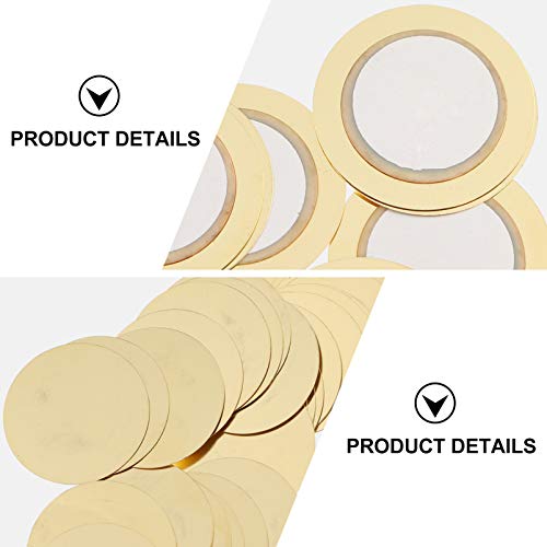 ARTIBETTER Discos Piezoelétricos 50Pcs 27Mm Captador Acústico Transdutor Gatilho Buzzer Discos Piezo