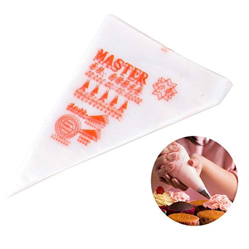 Pastry Bag Pastry Crimpers, 200 Pcs Medium 12 Inch Disposable Pastry Decorating Bags