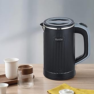 0.8L Electric Kettles Low Wattage Kettle Travel Kettle Electric 600W Fast Boil Mini Small Kettles Portable Energy Efficient Kettles with Auto Shut-Off and Boil-Dry Protection (Black)