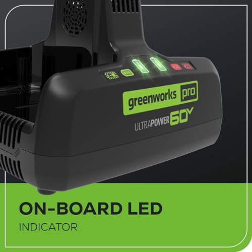 Image of Greenworks Pro 60V 10A Dual Port Rapid Charger