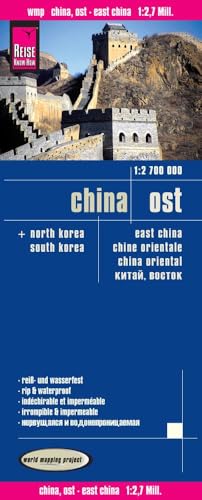 Reise Know-How Landkarte China, Ost 1 : 2.700.000