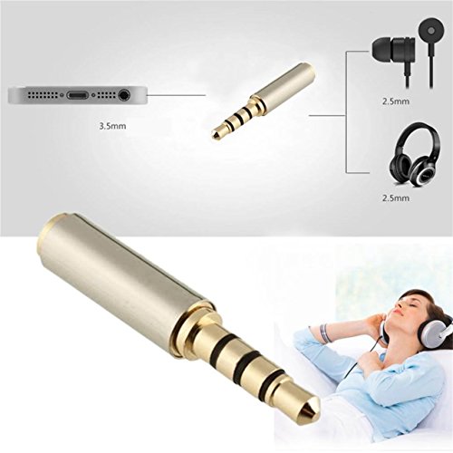 3.5mm to 2.5mm Male to Female Audio Stereo Adapter Plug Converter Adapter Headphone Jack Transfer Audio Connector - Image 3