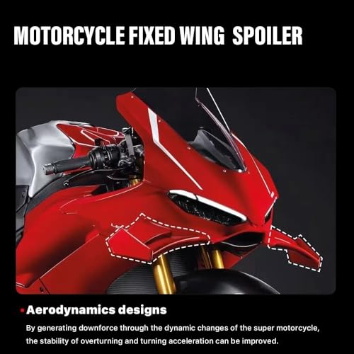 Aileron latéral pour Panigale V4 2025-2026 en carbone ou ABS, carénage aérodynamique haute vitesse - 3