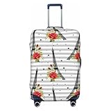Ajustement idéal : conçues avec précision, nos housses de valise roses pour bagages de la Tour Eiffel garantissent un ajustement parfait avec un trou de poignée télescopique, des trous de fermeture éclair cachés et un trou de poignée supérieure pour les poignées latérales