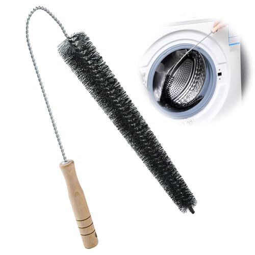 Cepillo para Radiadores 72 Cm De Longitud Total / 36 Cm Cepillo Nylon, Cepillo de Nylon, Ideal para Limpiar Profundamente Todos los Rincones Sin Dañar, Sin Pelos de Animales