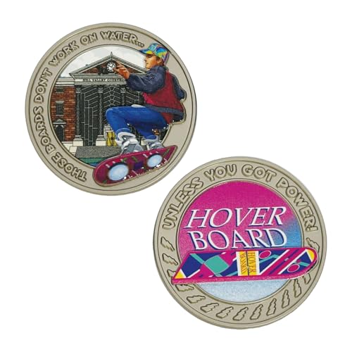 FaNaTtik Back to the Future Limited Edition Hoverboard Collectible Coin - Officially Licensed Merchandise - Individually Numbered