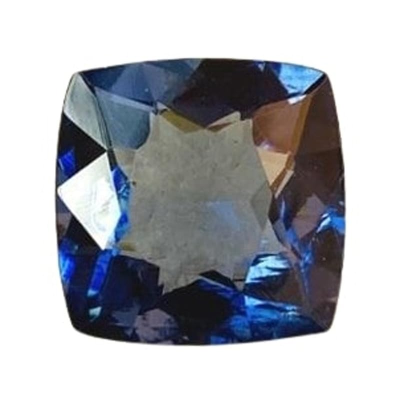 Tanzanite naturelle coussin 11mm : finissez-en avec les imitations pour vos colliers faits main