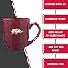 Rico Industries NCAA Arkansas Razorbacks 16 oz Team Color Laser Engraved Speckled Ceramic Coffee Mug #4