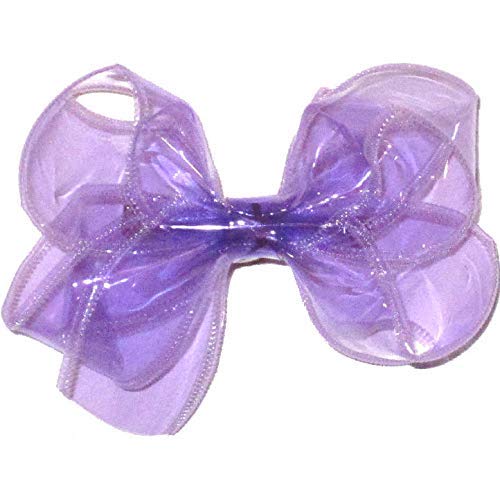 JL-103M Medium Light Orchid Vinyl Jelly Hair Bow