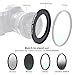 10Pcs 52mm Filter Ring Adapter Set,Metal Step-Up Ring+Step-Down Ring for All Brands UV ND CPL (52-40.5mm,52-46mm,52-49mm,52-55mm,52-58mm,52-62mm,52-67mm,52-72mm,52-77mm,52-82mm)