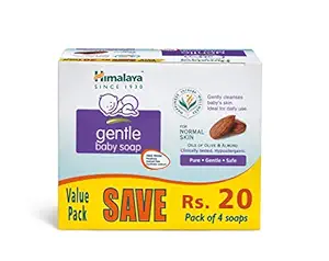 Himalaya Gentle Baby Soap Value Pack, 4 * 75g at Rs. 155