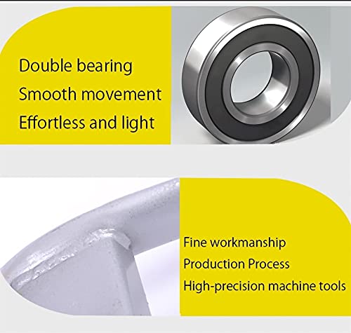 Tuinwagen Rollende Werkstoel Tuinstoel Op Wiel, Draaibare Onkruidkruk Voor Het Planten Van Buitentaken, Buitenwerkstoel… - Image 5