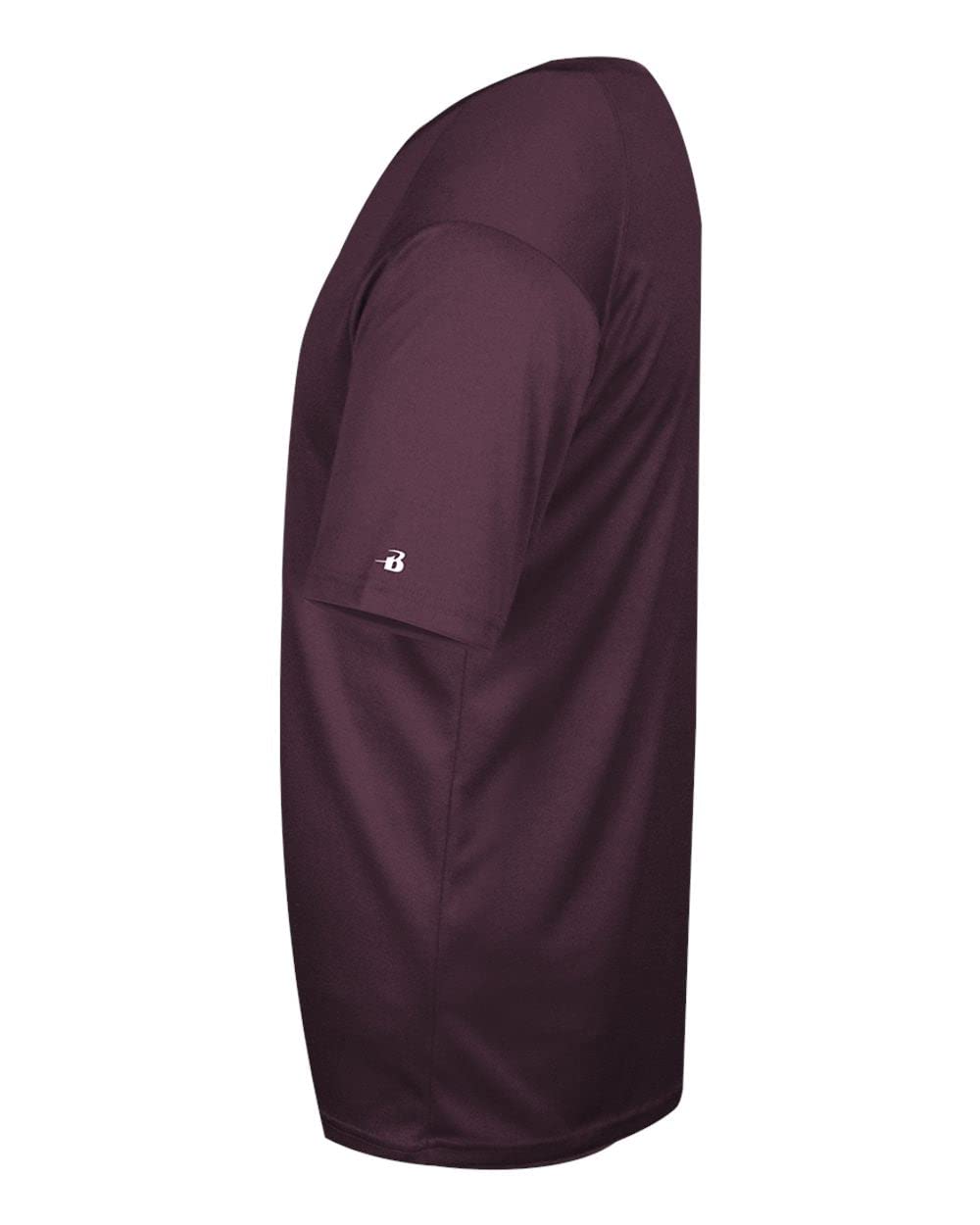 Badger Sports B-Core V-Neck Tee Maroon 4X-Large