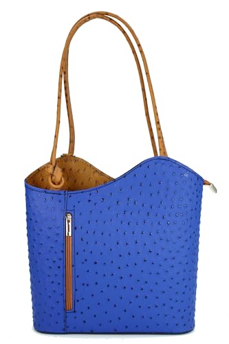 Sac à dos femme en cuir pour la ville Belli Backpack convertible sac de bureau 2 en 1