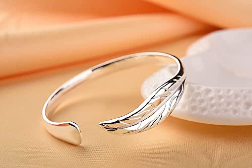 Bracelet en argent sterling pour femme manchette ajustable style bohème