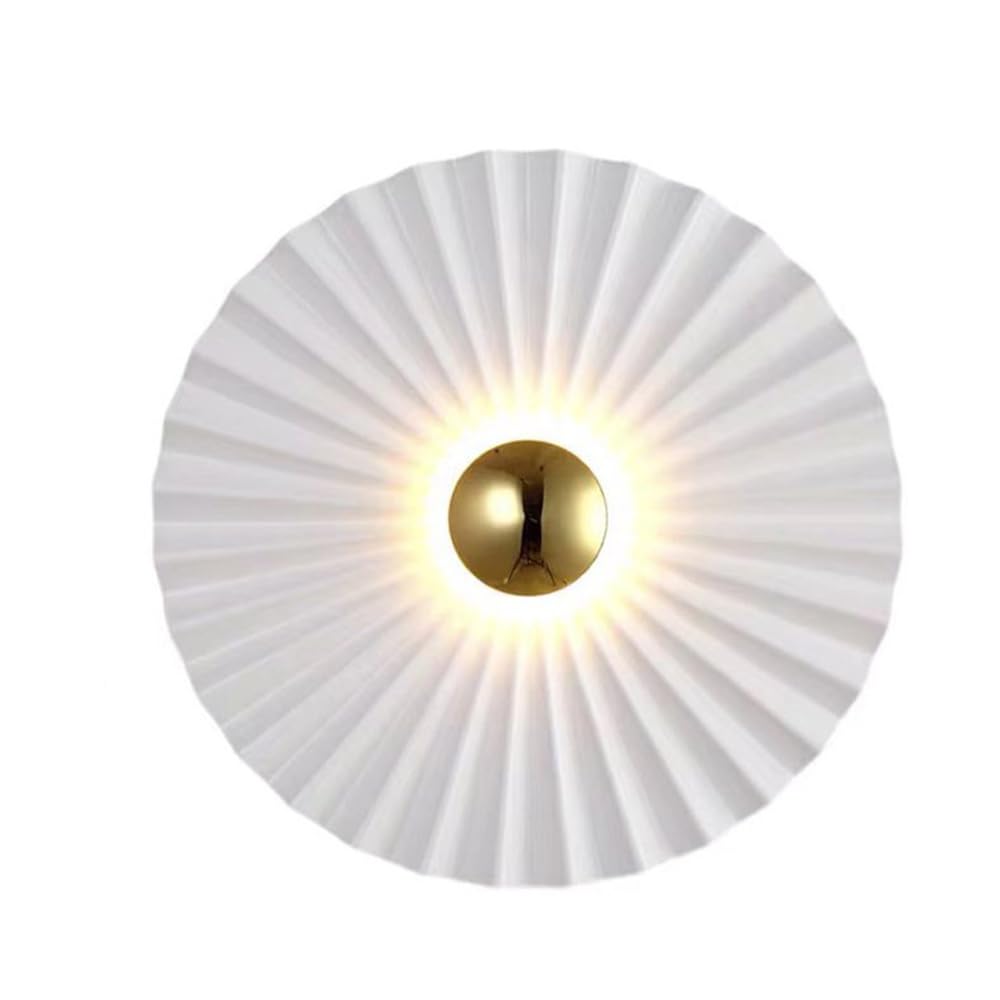 Aplique de pared moderno blanco estilo Art Déco e iluminación LED para interior 8