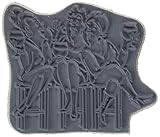 Art Impressions Girlfriends Cling Rubber Stamp, 9 by 4.5-Inch, Wine Tasters