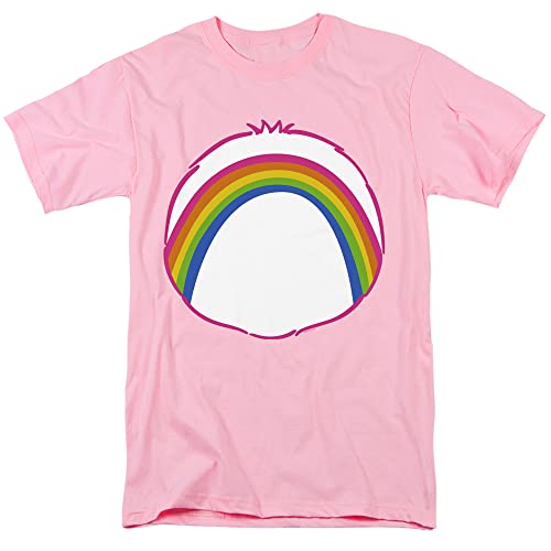 Care Bears Cheer Belly Unisex Adult T-Shirt - XL, Pink