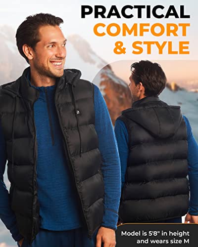 Foxelli Men's Lightweight Heated Vest with Battery Pack4