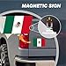 Mexican Flag Car Magnet 2-Pack 4