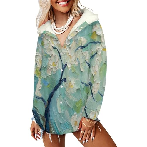 Veste à manches longues pour femme protégeant du froid avec poches