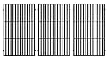 66097 66089 Grate Grill Replacement Parts for Weber Genesis ii Grill Grates 400 Series GS4 Gas Grill Grates ii E-410 E-435 S-435 S410 SE-410 LX S-440 Cast Iron Cooking Grids Grill Parts 3pcs